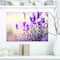 Designart - Purple Lavender Field - Floral Photography Canvas Art Print